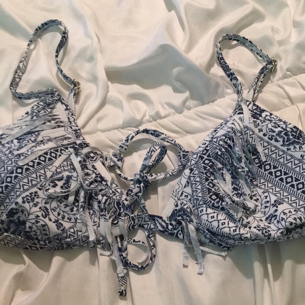 Fringe bikini top